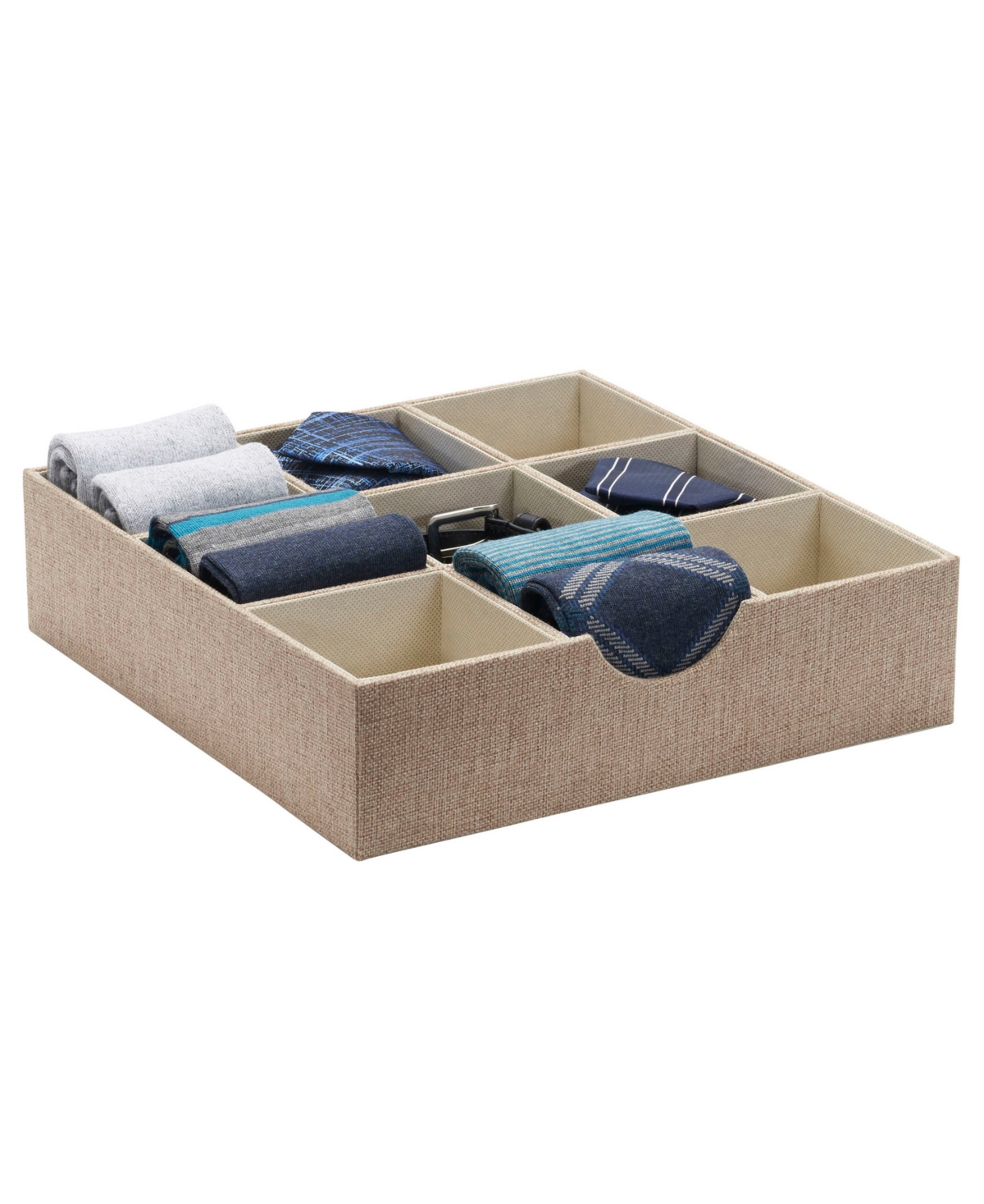 Household Essentials Drawer Organizer Tray, 9 Square Compartment