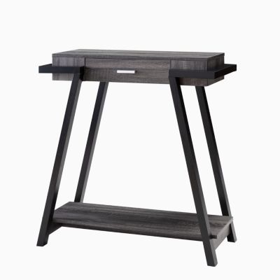 Streamdale Console Distressed Grey Black