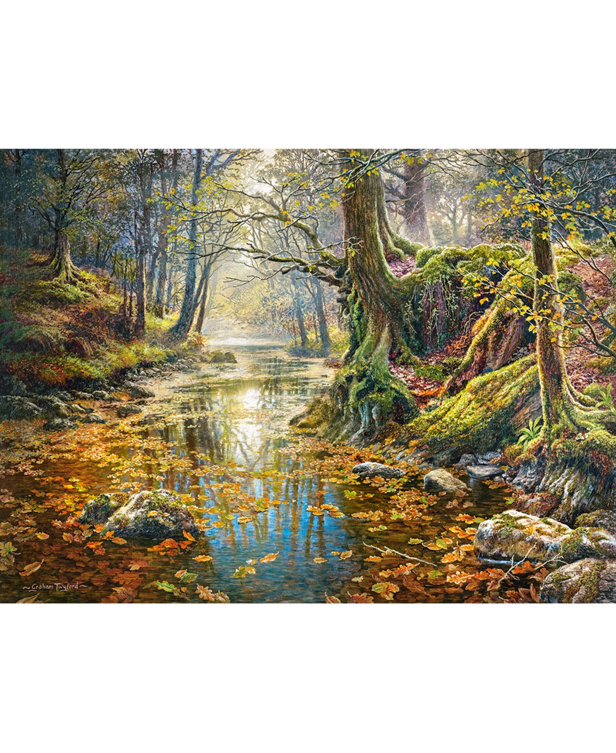 CASTORLAND REMINISCENCE OF THE AUTUMN FOREST 2000 PIECE JIGSAW PUZZLE 