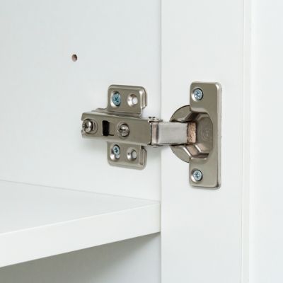 2-Door Kitchen and Wardrobe Cabinet with Partitions