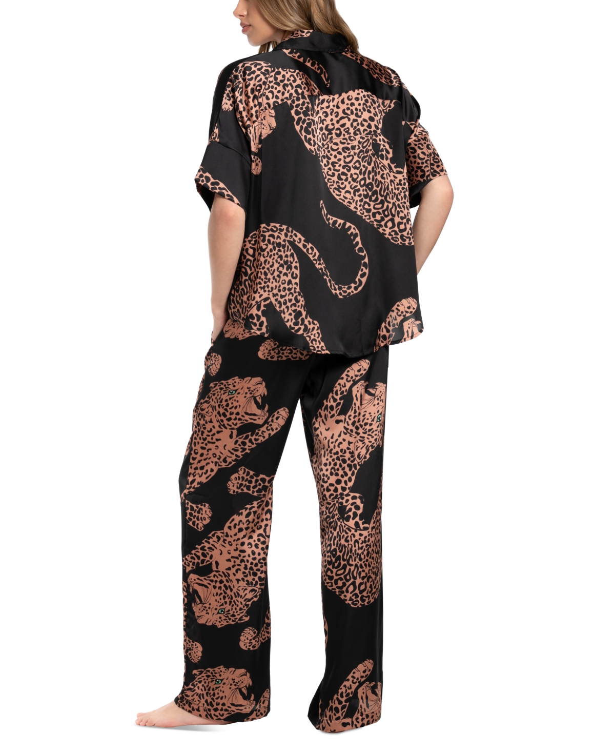 Midnight Bakery Women's Lilith 2-Pc. Satin Pajamas Set