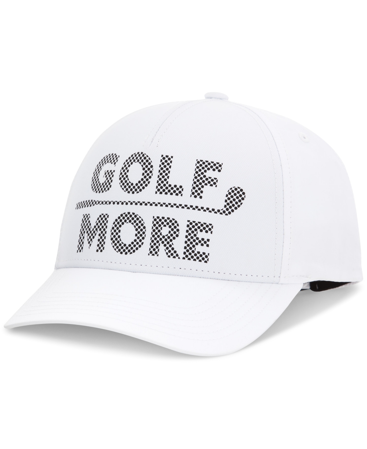 Pga Tour Men's Golf More Perforated Golf Cap In Bright Whi