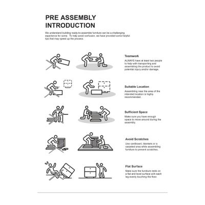 Nightstand with USB Charger & Chrome Accents