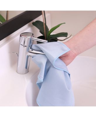 Smart Choice  16x16 in Reusable Shiny Glass Cleaning Cloths, 12 Pack