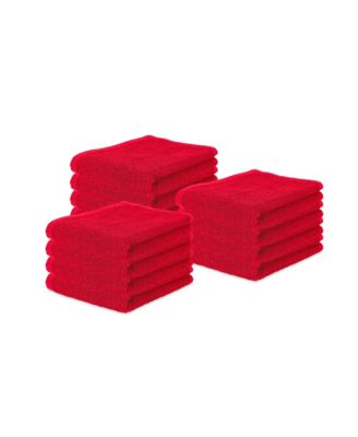 Terry Polishing Hand Towels (12 Pack), 16x27 in., Heavy 550 GSM, Absorbent Cotton, Multi-Purpose, Reusable, Color Options