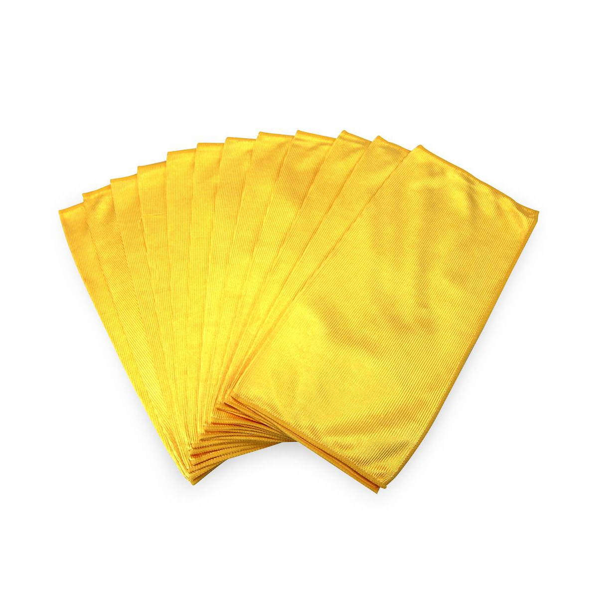 Arkwright Home Smart Choice Shiny Glass Cleaning Cloths (12 Pack), in., Reusable, Color Options