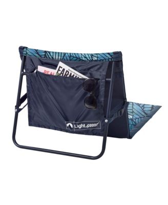 Lightspeed Outdoors Beach Loungers, Deep Navy Ombre, 2-Pack