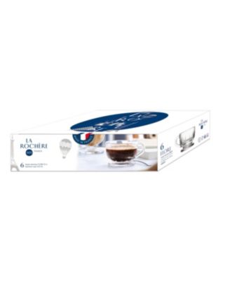 Flore 3.5 Ounce Espresso Cup, Set of 6