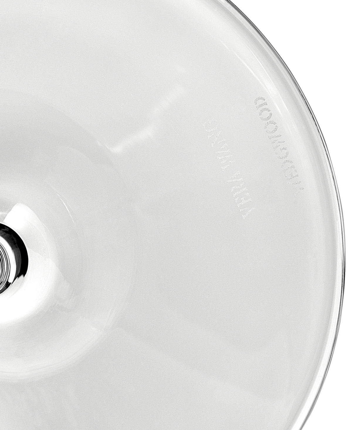 Vera Wang Wedgwood Swirl White Wine Glass, Set Of 2 In Clear