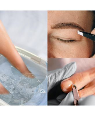 Spa & Groom Bundle: Foot Spa, Manicure Kit, Precision Tools