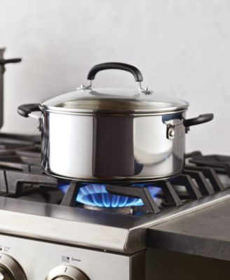 Brilliance Stainless Steel 5-Qt. Dutch Oven with Lid