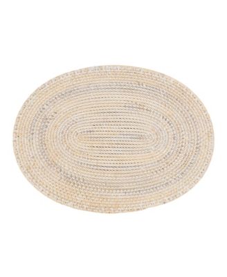 Woven Rattan Placemats Set of 4,14"x19"