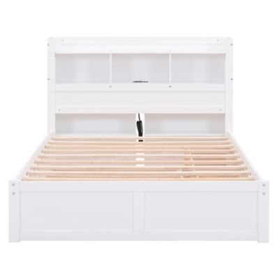 Espresso Platform Bed with Trundle and Drawers