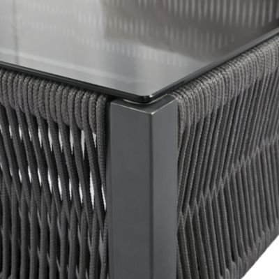 Streamdale 4-Piece Grey Patio Furniture Set with Cushions