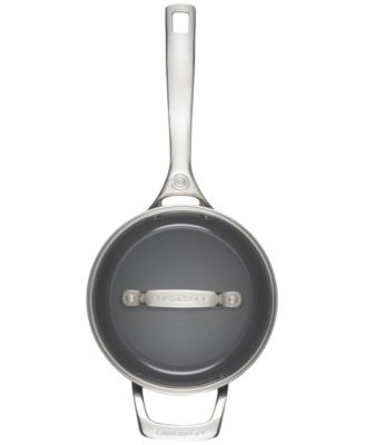 Essential Nonstick Ceramic 3-Qt. Saucepan with Glass Lid