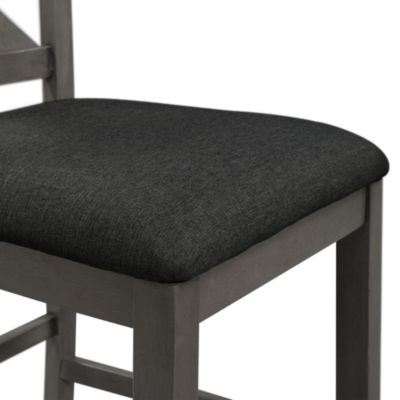 Streamdale Rustic Farmhouse 5-Piece Bar Table Set