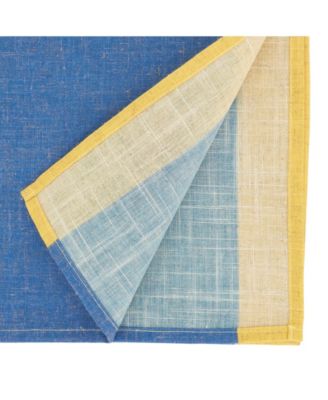 Multicolored Band Table Runner, 16"x72"