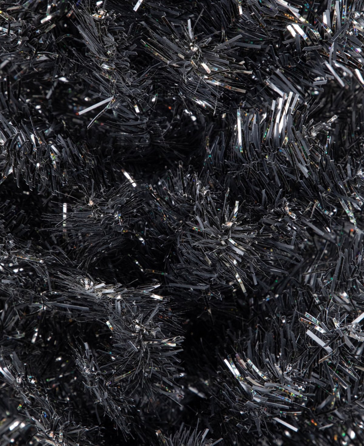 Northlight 6' Charcoal Brown Iridescent Slim Artificial Tinsel Halloween Tree Unlit In Brown