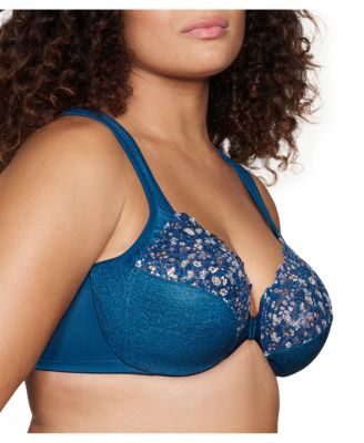 Women's Full Figure Plus Size Wonderwire Front Close Bra 1245