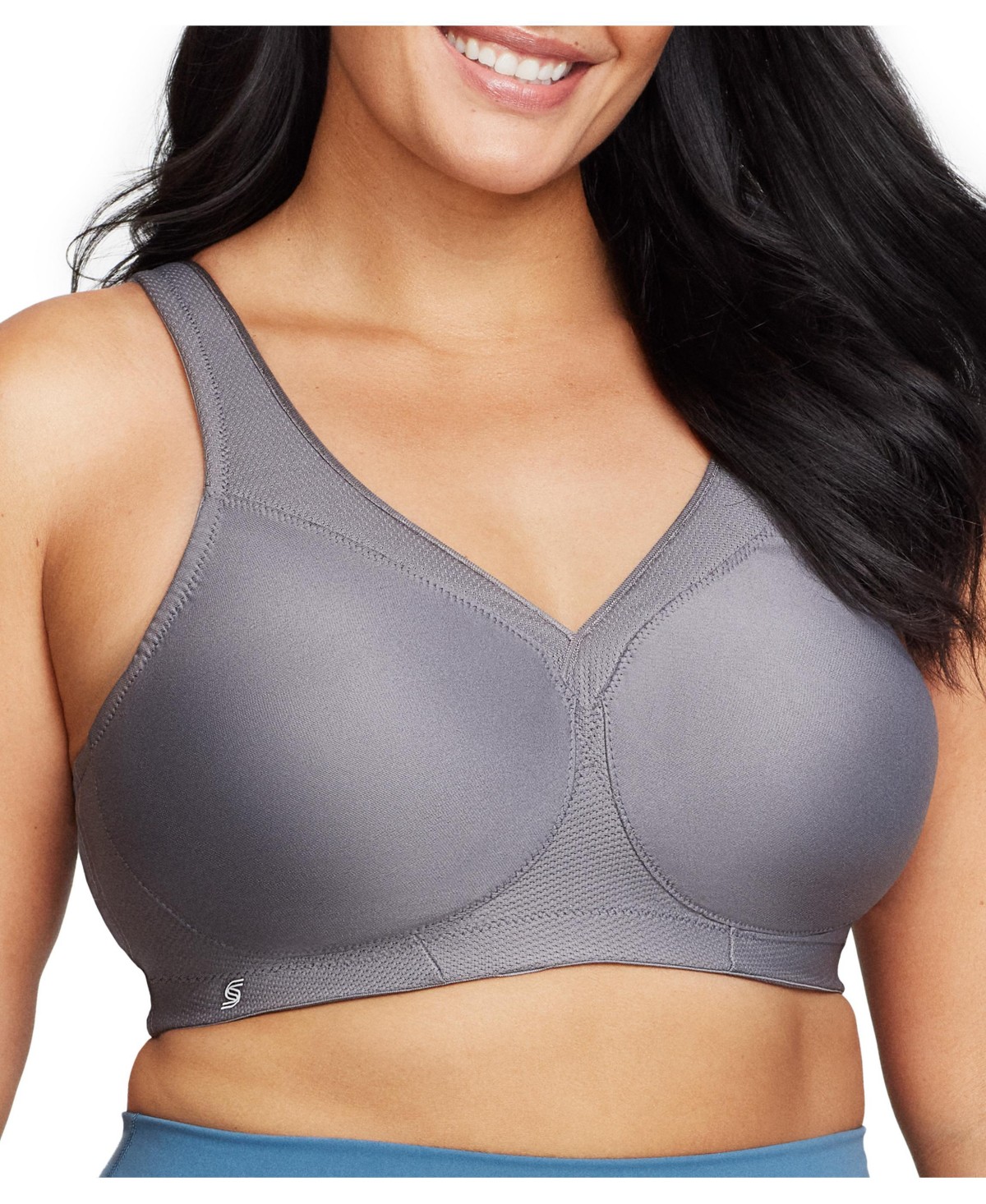 Женские Glamorise Women's Plus Size Magic Lift Seamless Sport Bra 1006 — фото 1