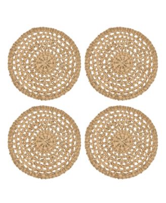 Rustic Charm Seagrass Placemat Set of 4,15"x15"