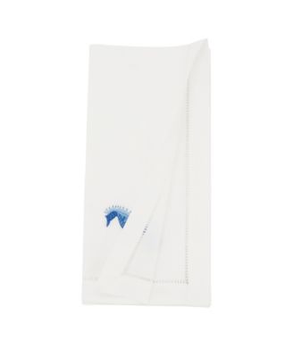 Seaside Splendor Embroidered Seahorse Napkin Set of 6, 20"x20"