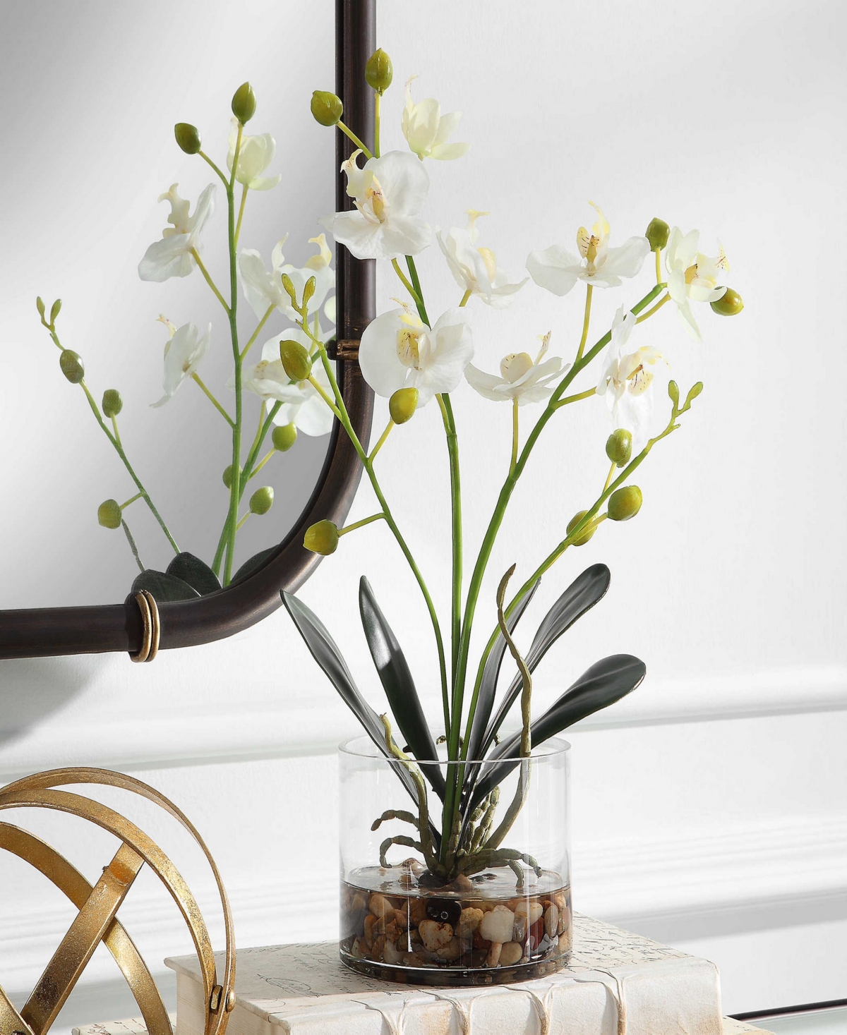 Uttermost Glory Orchid In White