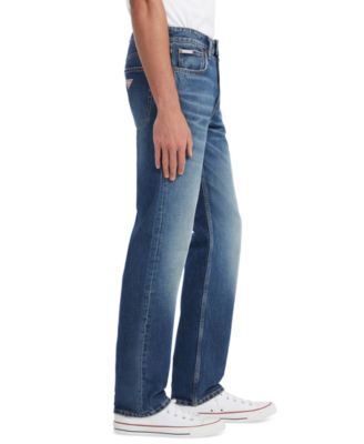 Men's Medium-Wash GJ G16 Straight Jeans