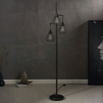 Teardrop 68" LED Floor Lamp with 3 Metal Teardrop Shades