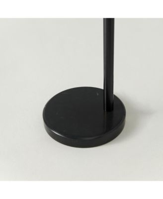 Trilage 84" LED Contemporary Arc Floor Lamp with Marble Base, Bulbs Included