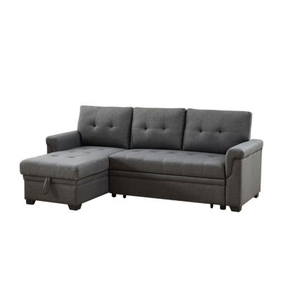 Streamdale Reversible Sleeper Sectional Sofa with Storage Chaise