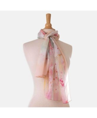 Meadow - Long Sheer Silk Scarf for Women