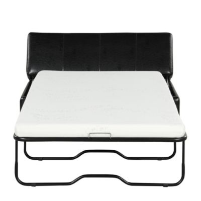 Folding Twin Sleeper Ottoman Bed with Mattress