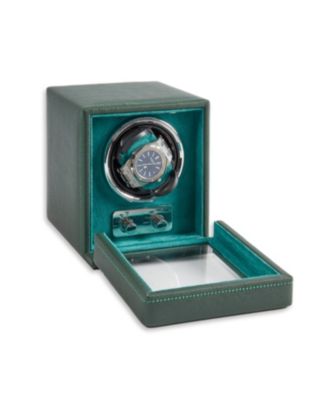 Twelve Watch Winder and Six Watch Storage, Burlwood Finish