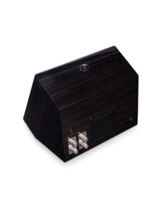 Ash wood high lacquer four watch winder and four watch storage case with glass top