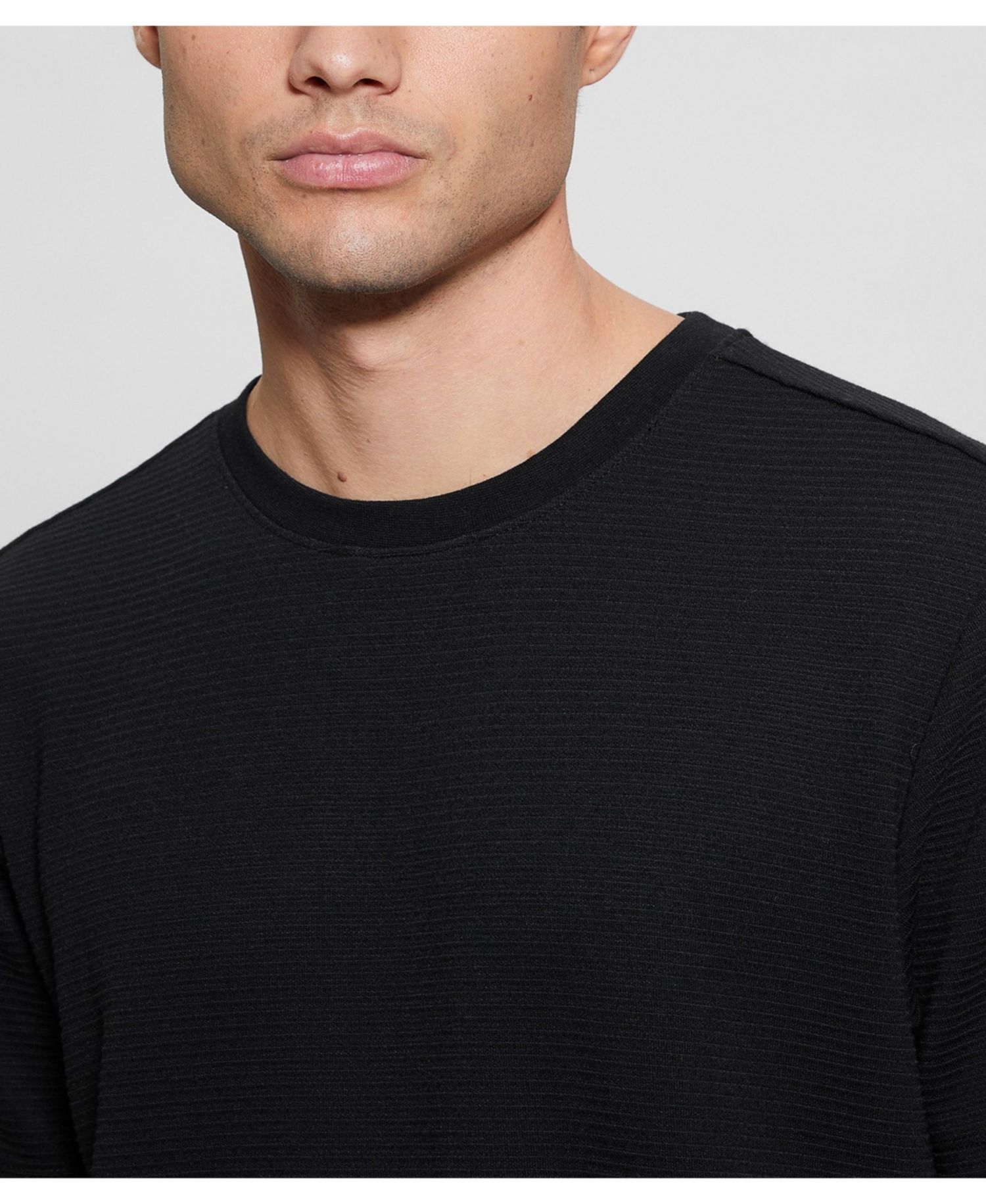Men's Textured Solid T-Shirt