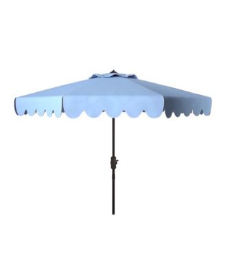 Venice Single Scallop 9Ft Crank Outdoor Push Button Tilt Umbrella