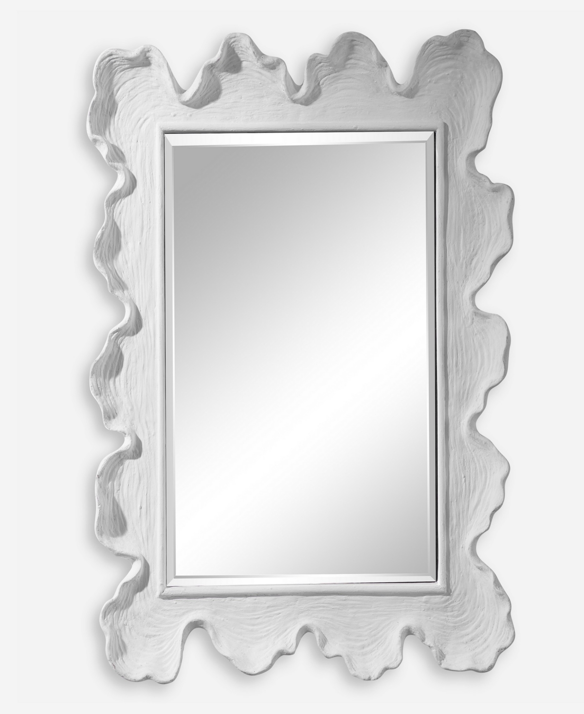 Sea Coral Mirror - White