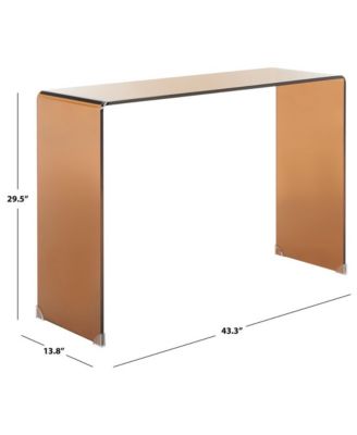 Taft Tempered Glass Console Table