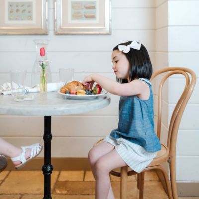 Girls' Pull-On Flat Front Linen Short, Toddler