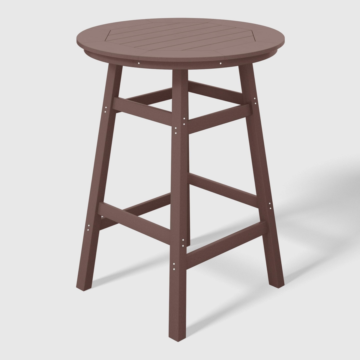 WestinTrends Outdoor 35" Hdpe Round Patio Bar Height Table