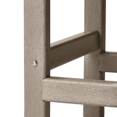 3 Piece set Outdoor Patio Poly Adirondack rocking chairs with side table