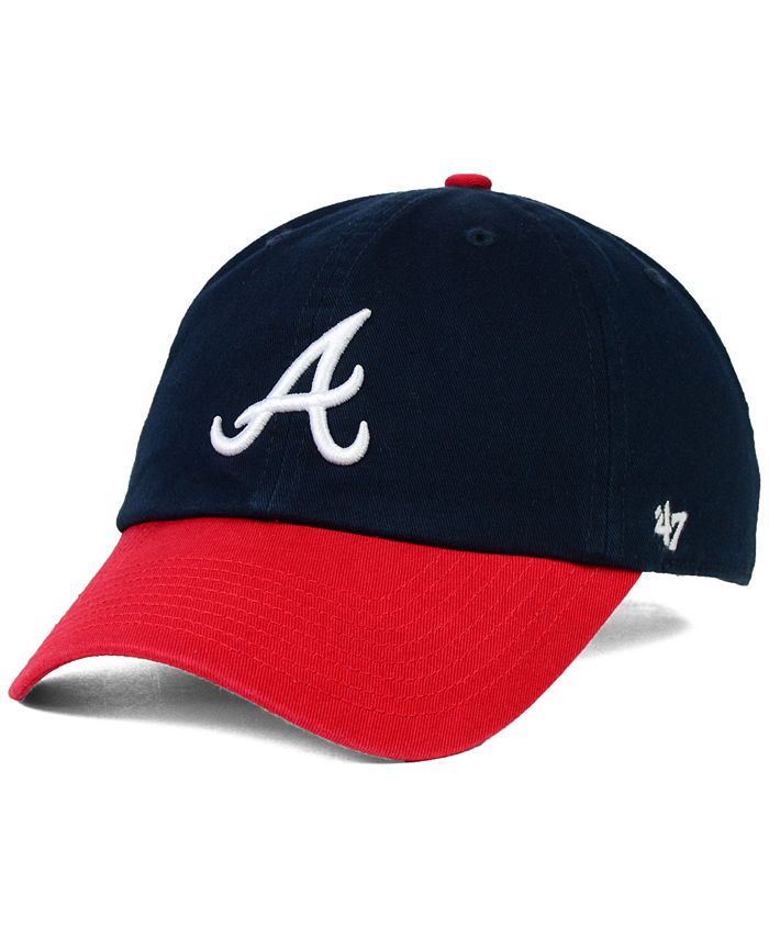 '47 Brand Atlanta Braves OFR Clean Up Cap - Macy's