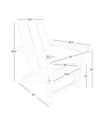 Modern Outdoor Folding Adirondack Chair