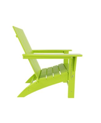 Modern Outdoor Folding Adirondack Chair (Set of 2)