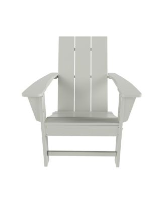 Modern Outdoor Folding Adirondack Chair (Set of 2)