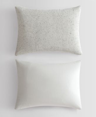 Speckled Waffle 3 Piece Duvet Cover Set, King