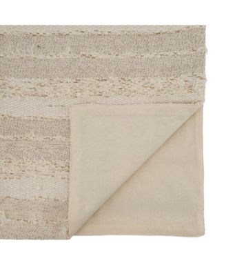 Saro Lifestyle Fringe Collection In Ivory