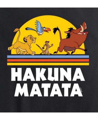 Trendy Plus Size The Lion King Hakuna Matata Graphic T-Shirt
