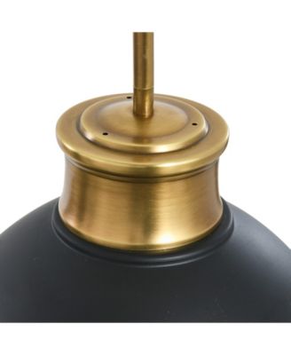 Cameron - 2-Tone Metal and Frosted Glass Ceiling